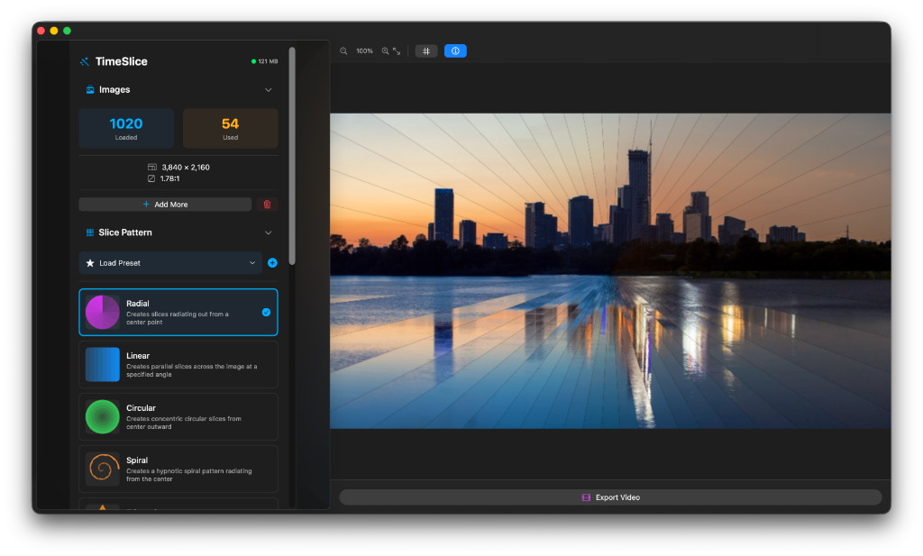 TimeSlice App Interface